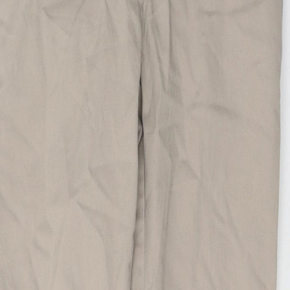 Womens UK Size 8 Warehouse Regular Fit Skinny Beige Jeans