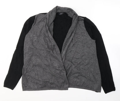 Womens UK Size 16 Papaya Grey Cardigan Jumper