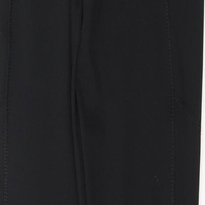 WORKOUT Womens Black  Polyester Pedal Pusher Leggings Size XS L27 in Regular Pullover