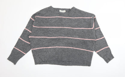 Womens UK Size S H&M Grey Pullover Jumper