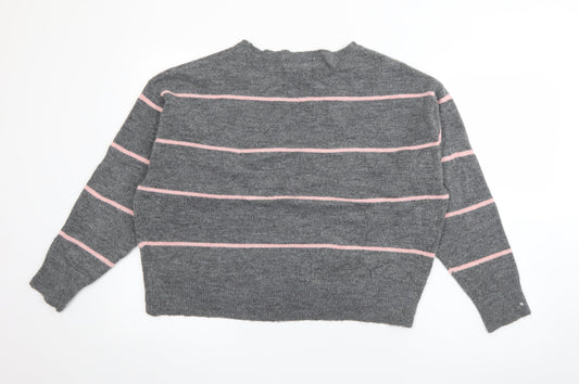 Womens UK Size S H&M Grey Pullover Jumper