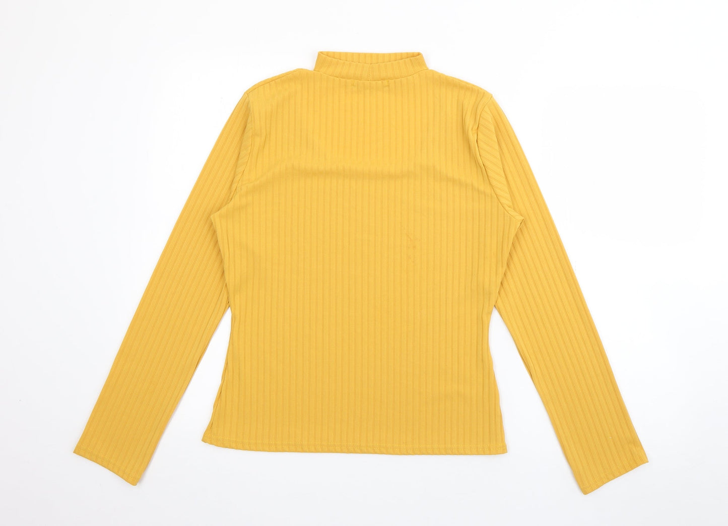 Womens UK Size 14 Quiz Yellow Pullover Jumper