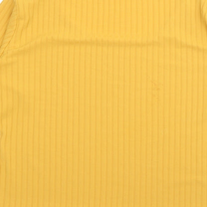 Womens UK Size 14 Quiz Yellow Pullover Jumper