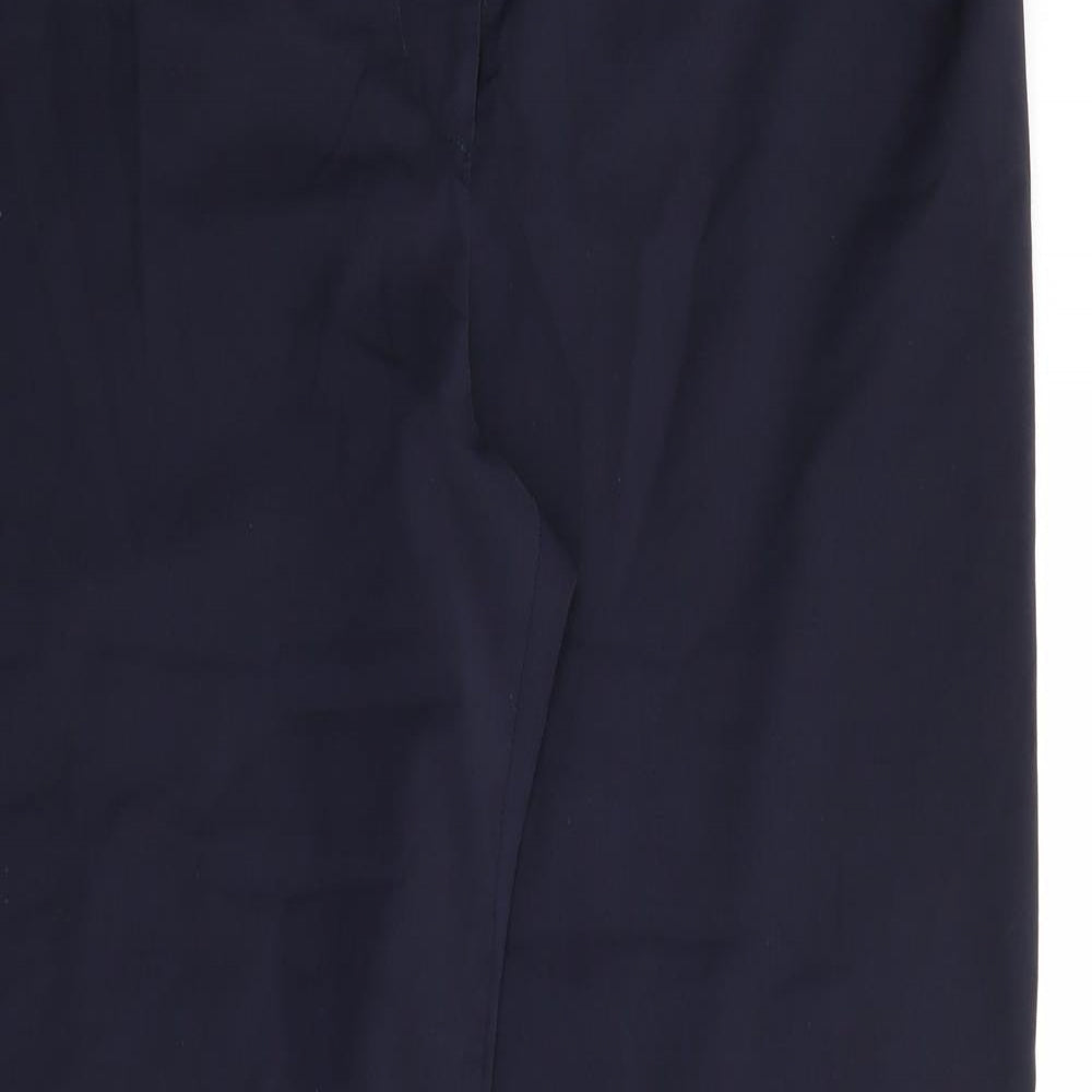 Brook Taverner Womens Black  Polyester Trousers  Size 18 L29 in Regular