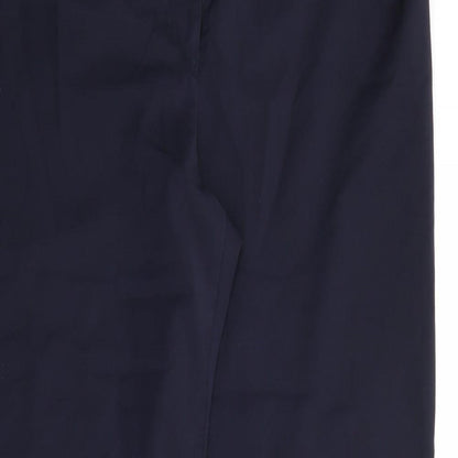 Brook Taverner Womens Black  Polyester Trousers  Size 18 L29 in Regular