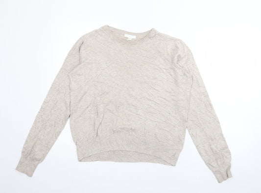 Womens UK Size S H&M Grey Pullover Jumper