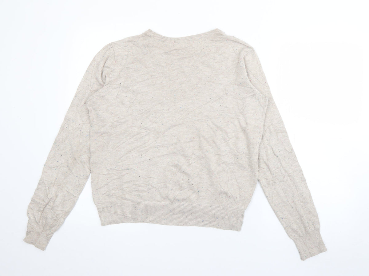 Womens UK Size S H&M Grey Pullover Jumper