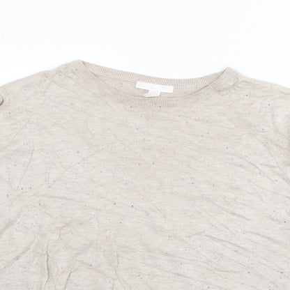 Womens UK Size S H&M Grey Pullover Jumper