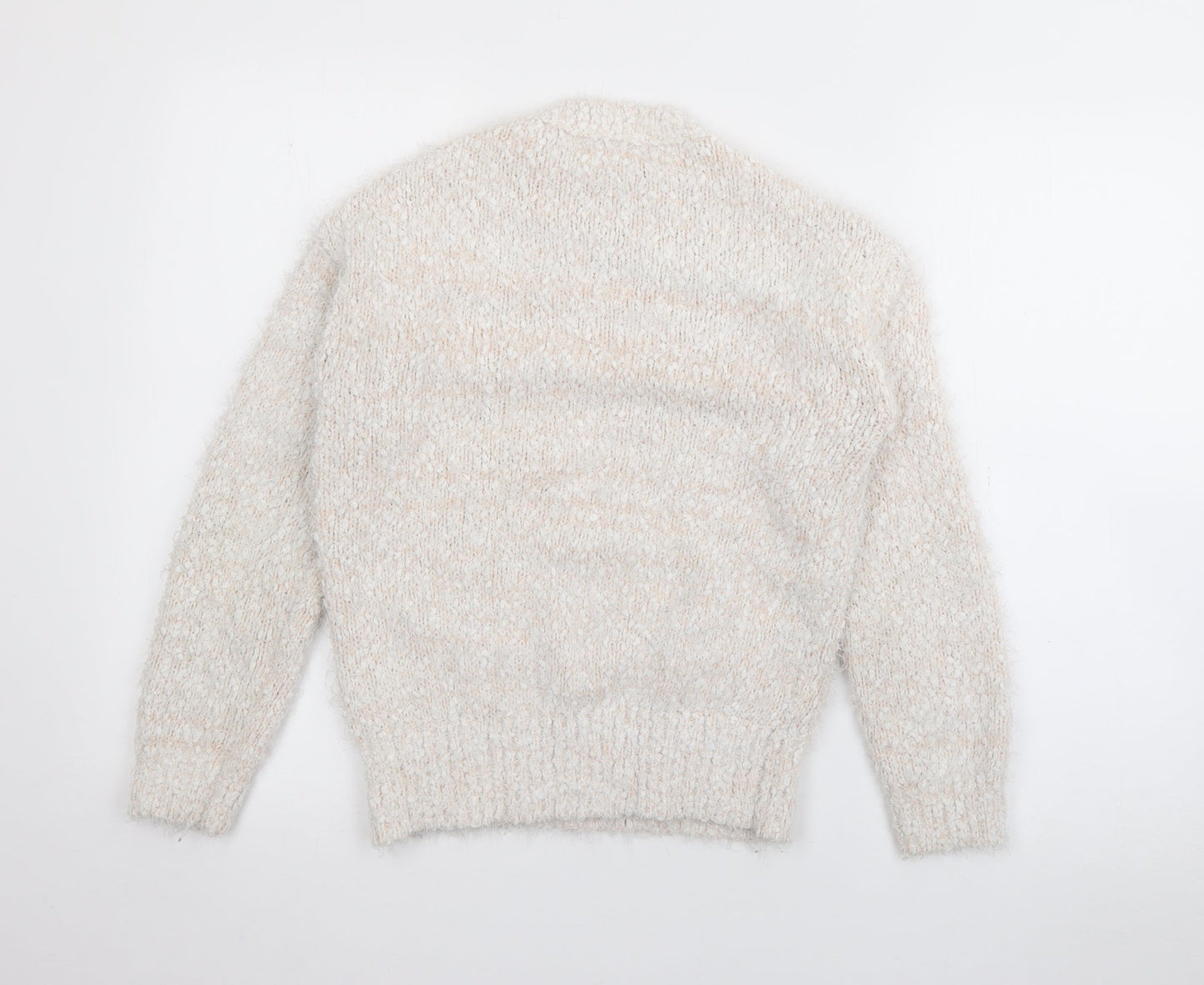Womens UK Size S Papaya Ivory Pullover Jumper