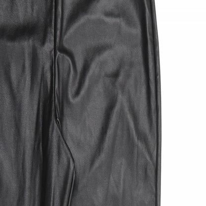 Womens UK Size 8 PRETTYLITTLETHING  Pedal Pusher Black Leggings