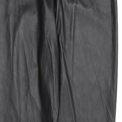 Womens UK Size 8 PRETTYLITTLETHING  Pedal Pusher Black Leggings