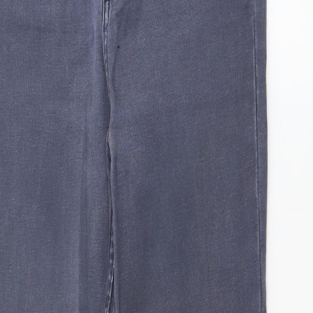 New Look Womens Blue  Polyester Skinny Jeans Size 10 L28 in Regular