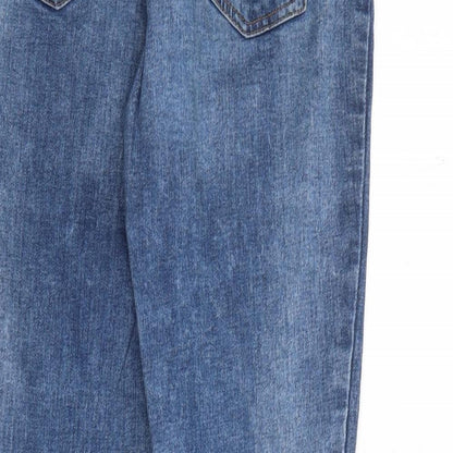 New Look Womens Blue  Cotton Skinny Jeans Size 8 L26 in Regular