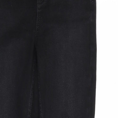 New Look Womens Black  Cotton Skinny Jeans Size 8 L27 in Regular