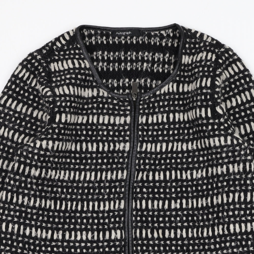 Autograph Womens Black   Jacket  Size 14  Zip