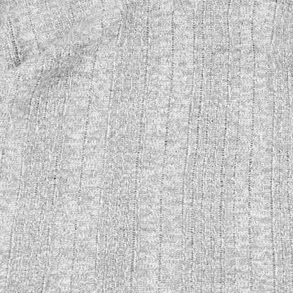 Womens UK Size XL Marks and Spencer Grey Full Zip Jumper