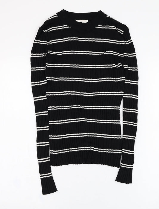 Womens UK Size S H&M Black Pullover Jumper