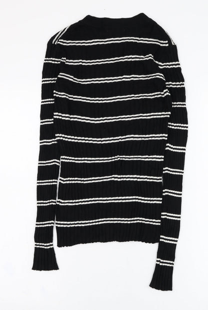 Womens UK Size S H&M Black Pullover Jumper