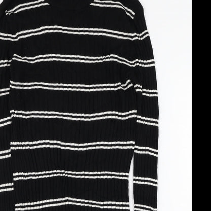 Womens UK Size S H&M Black Pullover Jumper