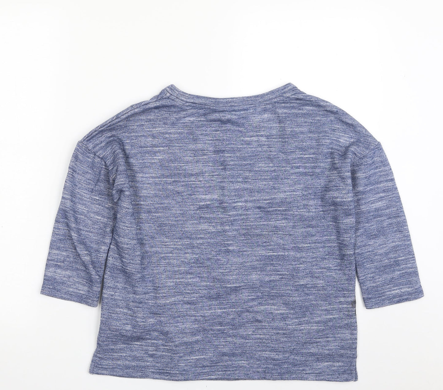 F&F Womens Blue  Polyester Pullover Sweatshirt Size 6  Pullover