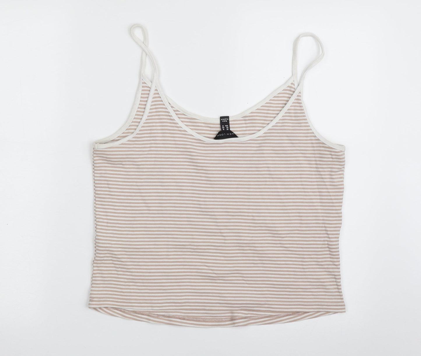 Womens UK Size 18 New Look Beige Camisole Tank