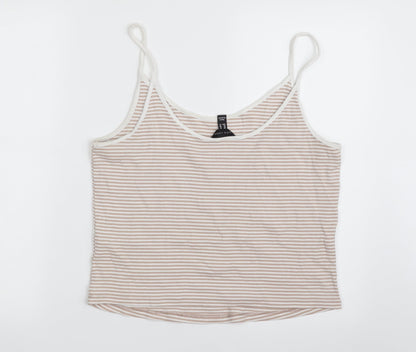 Womens UK Size 18 New Look Beige Camisole Tank