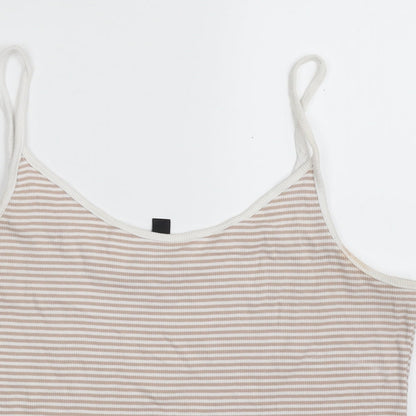 Womens UK Size 18 New Look Beige Camisole Tank
