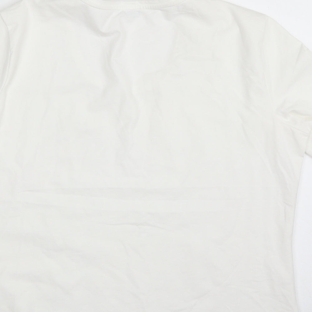 Womens UK Size M Gerry Weber White Basic T-Shirt