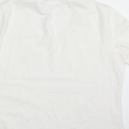 Womens UK Size M Gerry Weber White Basic T-Shirt