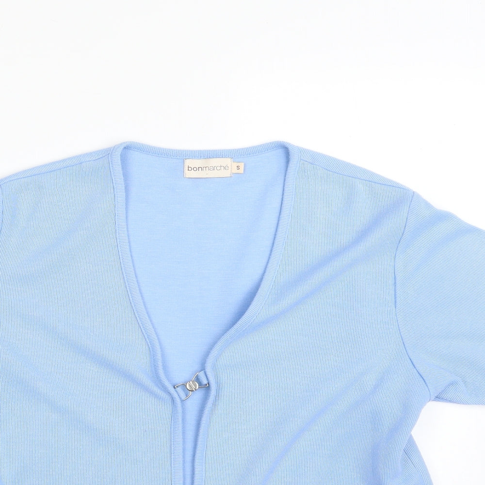 Womens UK Size S Bonmarché Blue Cardigan Jumper