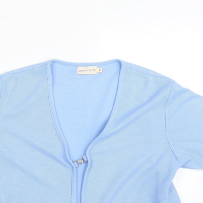 Womens UK Size S Bonmarché Blue Cardigan Jumper
