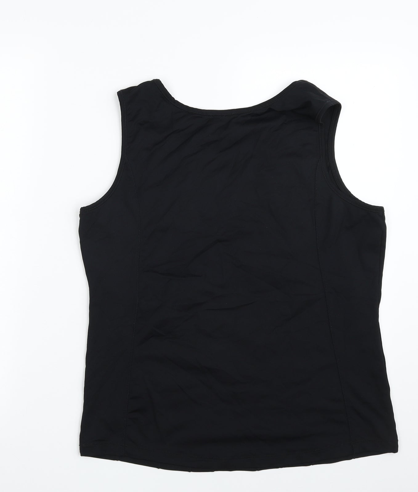 Gerry Weber Womens Black  Polyester Basic Tank Size M Scoop Neck