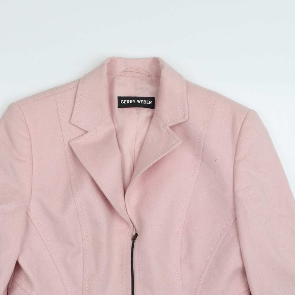 Gerry Weber Womens Pink   Jacket Blazer Size 14  Zip