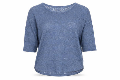 Womens UK Size S Oasis Blue Pullover Jumper