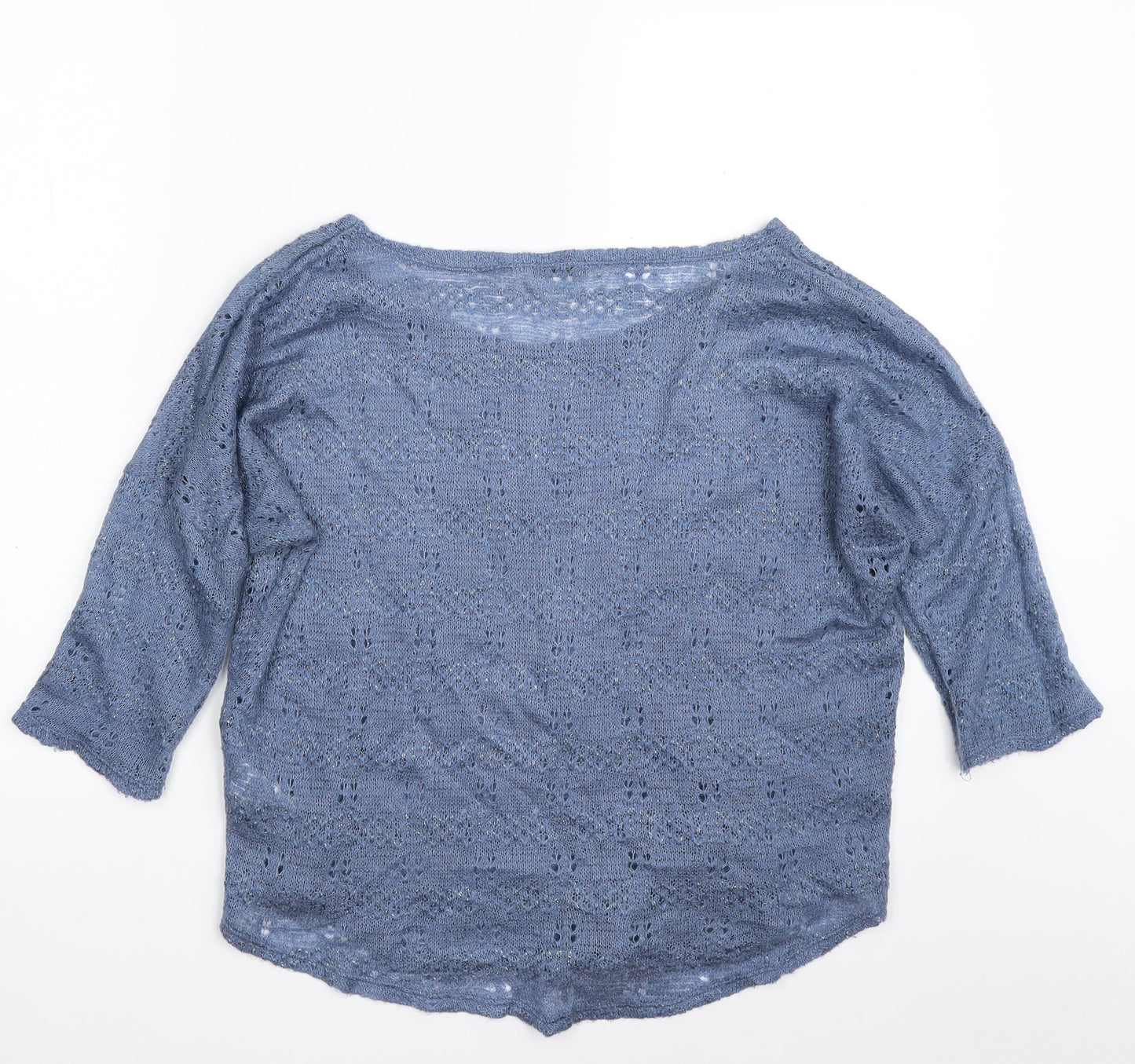 Womens UK Size S Oasis Blue Pullover Jumper