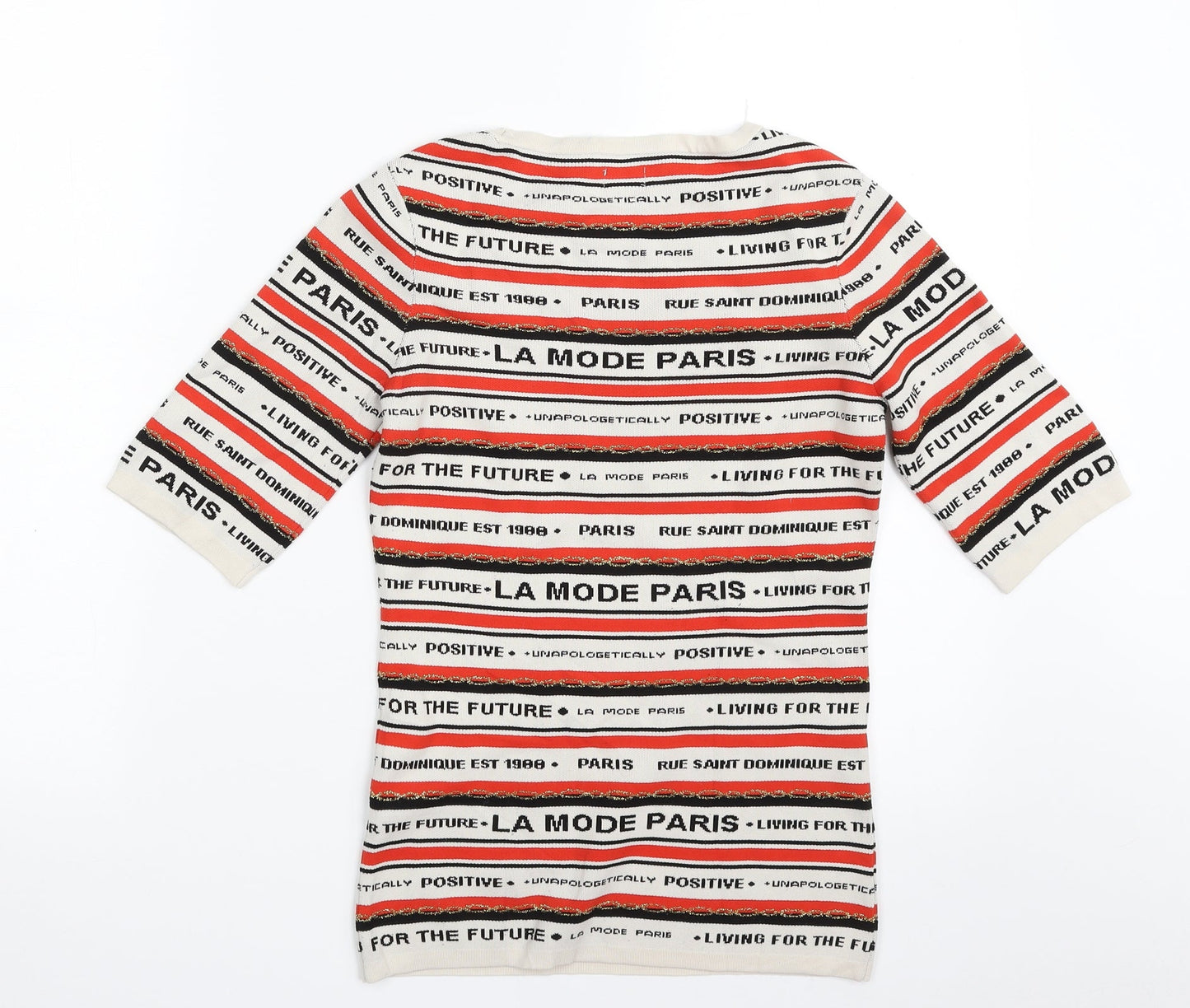 Womens UK Size 8 River Island Multicoloured Pullover Jumper