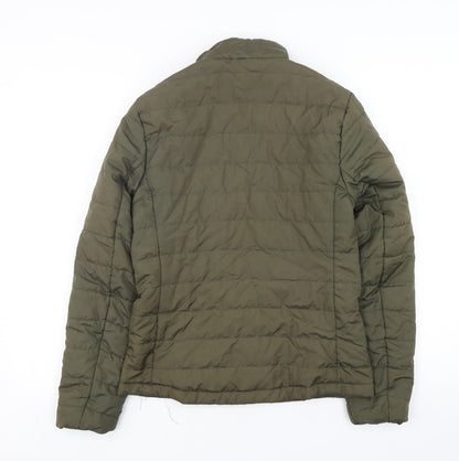 Womens UK Size 6 Marks and Spencer Green Puffer Jacket