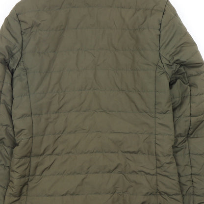 Womens UK Size 6 Marks and Spencer Green Puffer Jacket