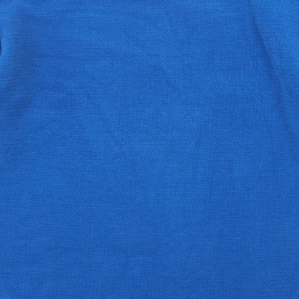 Womens UK Size S Papaya Blue Pullover Jumper