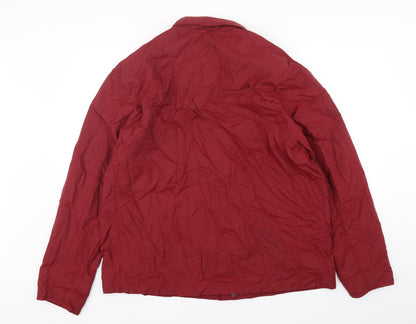 Mens UK Size M Atlantic Bay Red Rain Coat