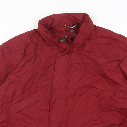 Mens UK Size M Atlantic Bay Red Rain Coat