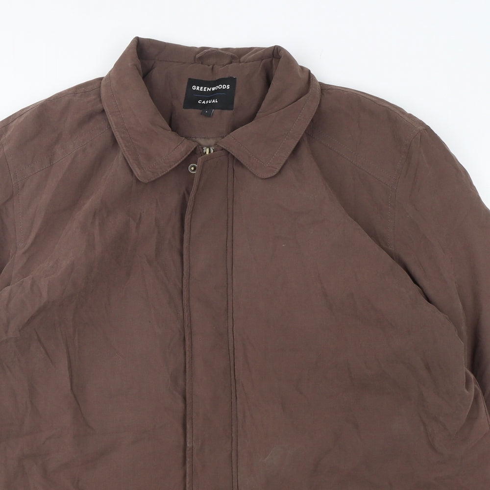 Mens UK Size L Greenwoods Brown Jacket