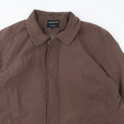 Mens UK Size L Greenwoods Brown Jacket