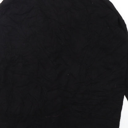 Primark Womens Black V-Neck  Viscose Cardigan Jumper Size 10