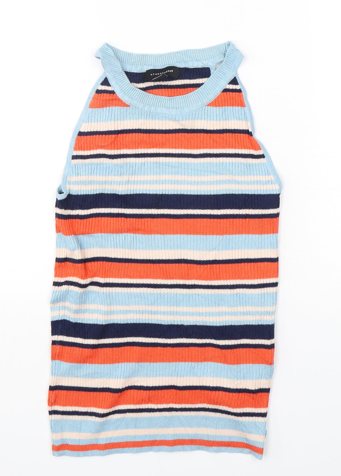 Womens UK Size 10 Atmosphere Multicoloured Vest Jumper