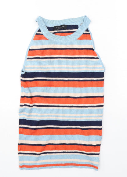 Womens UK Size 10 Atmosphere Multicoloured Vest Jumper