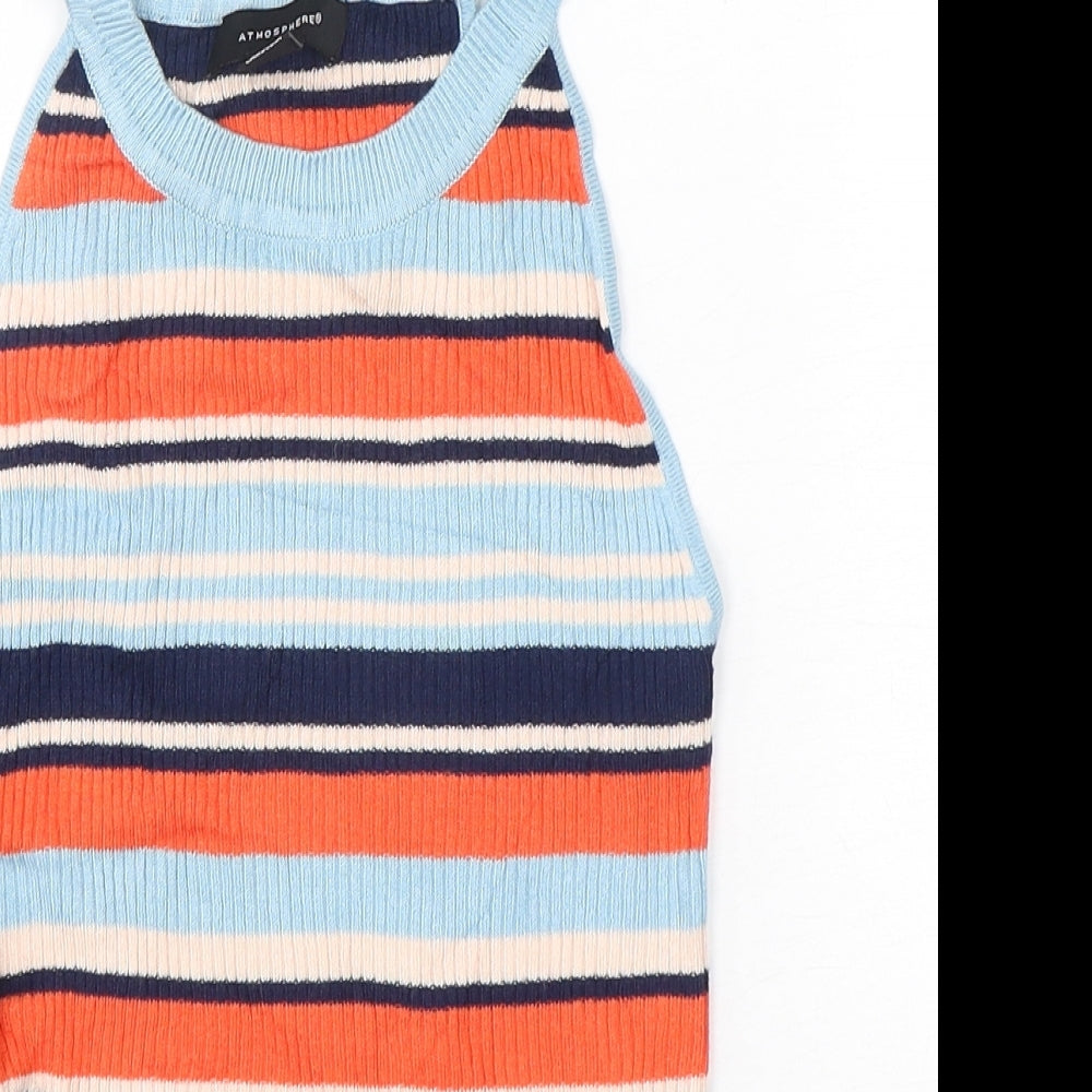 Womens UK Size 10 Atmosphere Multicoloured Vest Jumper