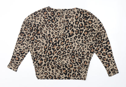 Womens UK Size S New Look Multicoloured Pullover Jumper
