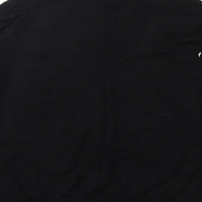 George Womens Black Mock Neck  Viscose Pullover Jumper Size 14