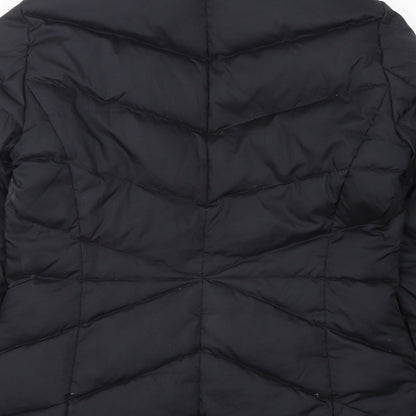Espirit Womens Black   Puffer Jacket Jacket Size 10  Zip